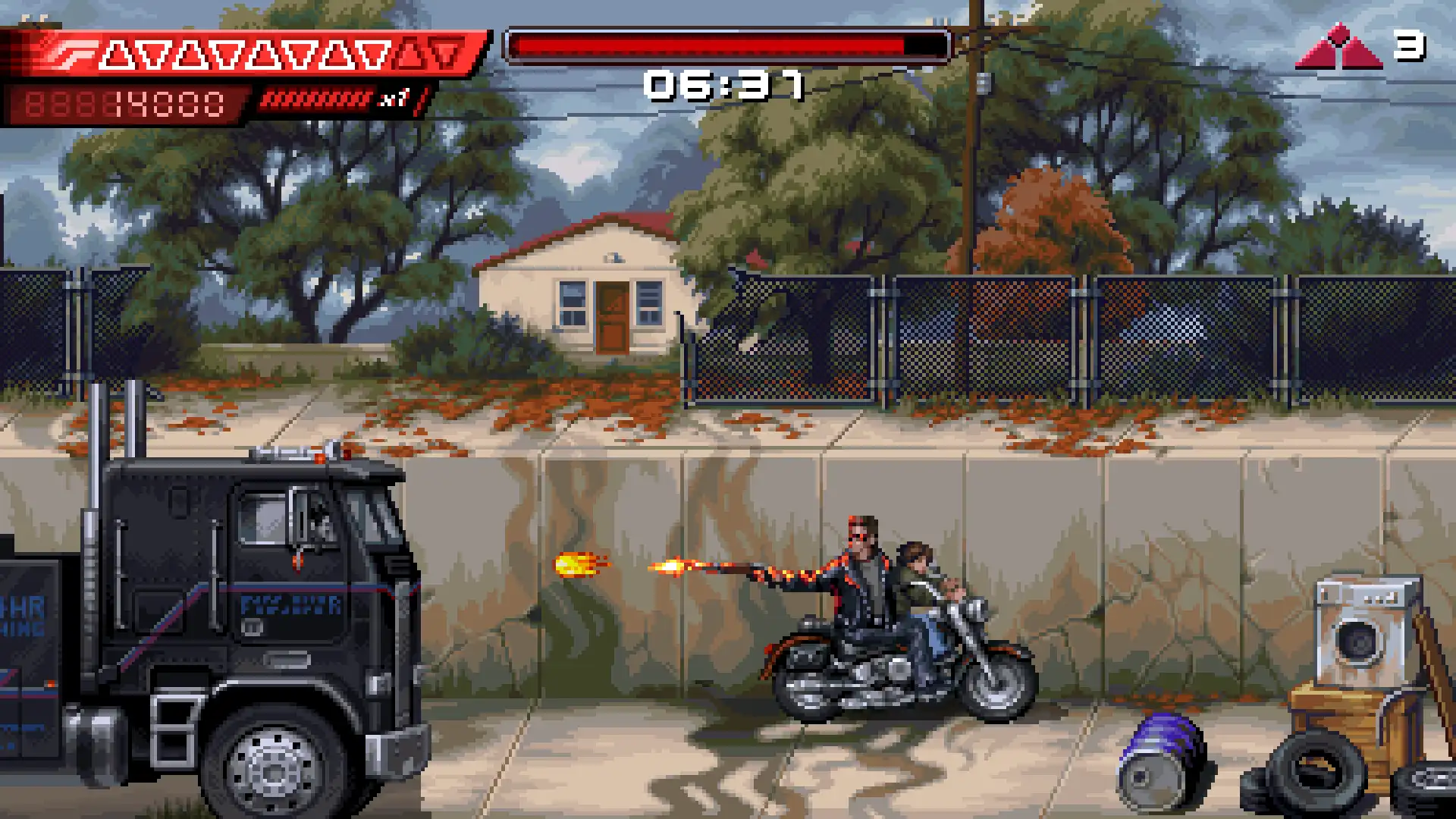 Screenshot von Terminator 2D